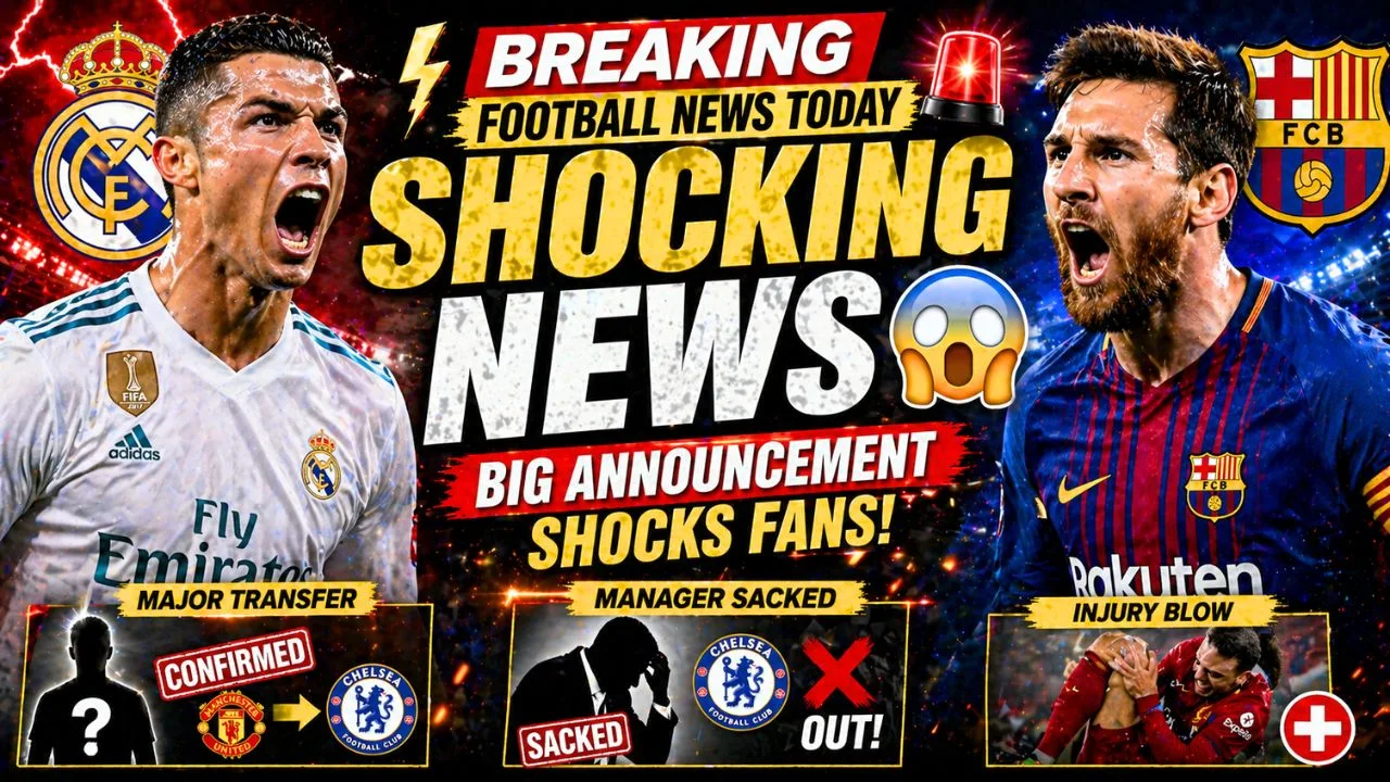 breaking football news today big announcement shocks fans