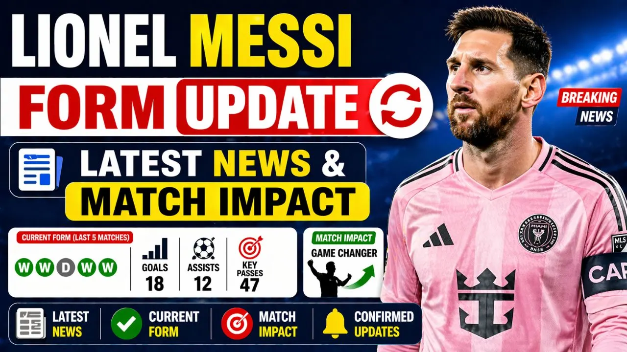 Lionel Messi latest news performance stats