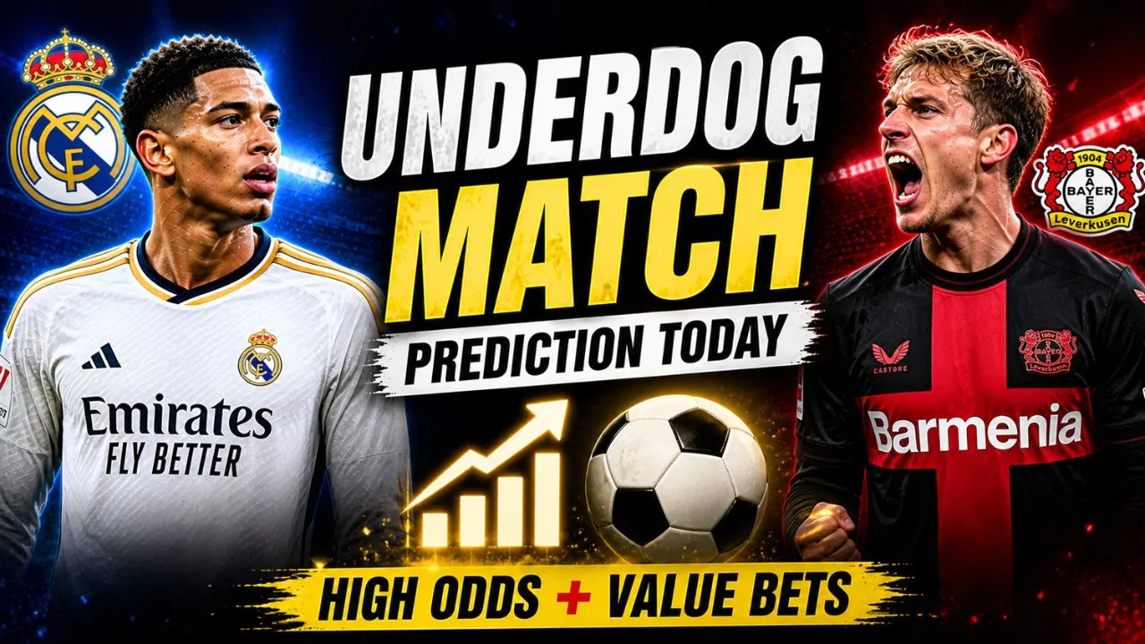 today football prediction underdog match high odds analysis