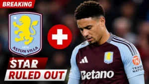 Aston Villa midfielder Amadou Onana ruled out before crucial Premier League match