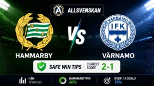 Hammarby vs Värnamo prediction