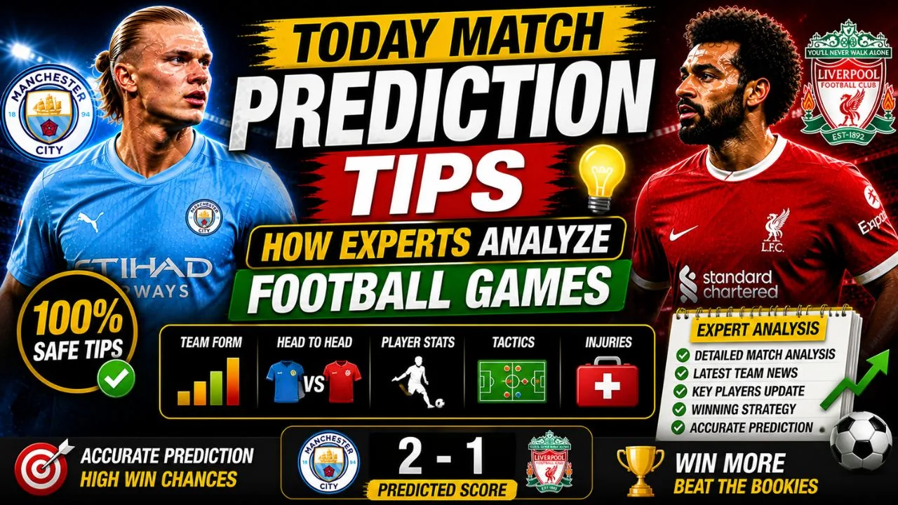Today football prediction Manchester City vs Arsenal match analysis