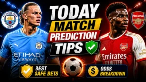 Today football prediction Manchester City vs Tottenham match preview and safe betting tips