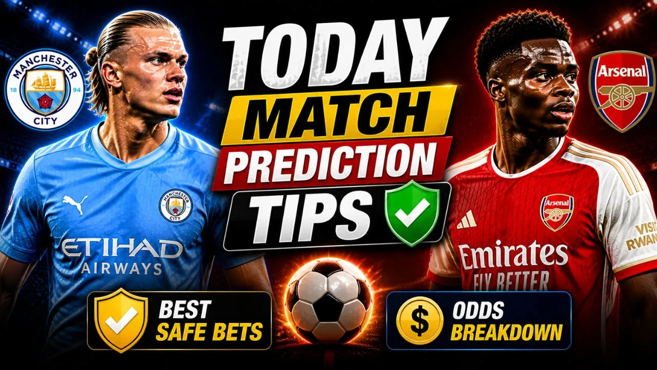 Today football prediction Manchester City vs Tottenham match preview and safe betting tips